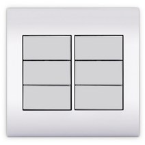 홈코코 슬림 실버 스위치 6구, 1개