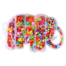 블루마토 코끼리 비즈 1 13칸형, 혼합 색상, 1개