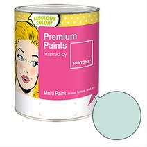 노루페인트 팬톤 멀티 에그쉘광 페인트 1L, 오팔블루(12-5406)