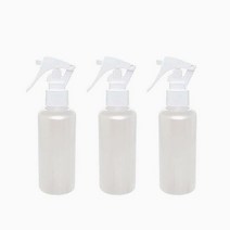 병도매닷컴 DT150 은펄 건스프레이 용기, 흰색캡, 3개입