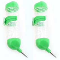 블럭마트 햄스터 기니피그 소동물 125ml 물통, 그린, 2개입