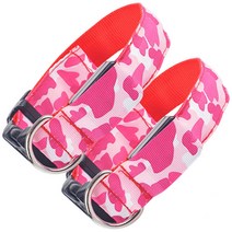 제제펫 밀리터리 강아지 LED목줄 G408PCBH067, 2개입