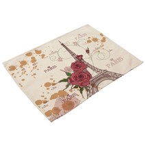 비케이 프랑스 식탁매트, 8, 가로 42cm x 세로 32cm