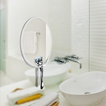 에스뷰 김서림방지거울 리얼글라스 면도기 거치형, 혼합 색상