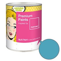 노루페인트 팬톤멀티 에그쉘광 그레이 블루 계열 페인트 1L, 마우이 블루(16-4525)