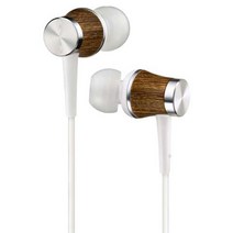 JVC 우드 이어폰 HA-FW7, 화이트