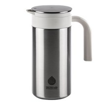 핫콤 대용량 스텐 물병 HCR-1500, 화이트, 1500ml