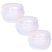 뷰티팝 파스텔 컬러 화장품 공병 30g, 투명, 3개입
