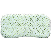 홈아트 유아용 꽃방울 타올지 메모리폼 짱구베개, 블루