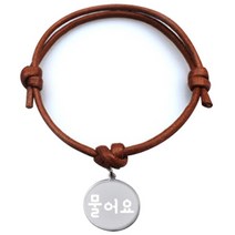 펫츠룩 굿모닝 카라멜 반려동물 목걸이S 메탈원형 팬던트 M, 실버(물어요), 1개