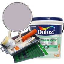 듀럭스 안티 포름알데히드 올인원 페인트 세트, Silver Mauve, 1L