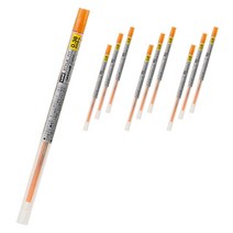 유니 시그노 스타일핏트 젤잉크 리필심 UMR-109 0.38mm, 오렌지, 10개입