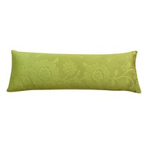 베드앤데코 로즈 링 극세사 바디필로우 솜 포함, 그린