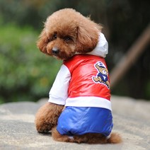 노랜드 반려견 곰도리 패딩, 혼합 색상