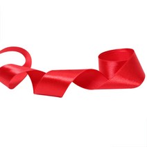 피크닉하우스 크리스마스 리본끈, 공단레드, 22m