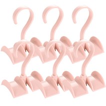 리버그린 회전식 가방걸이, 핑크, 6개입