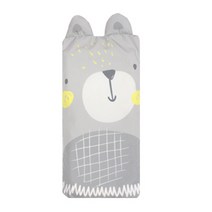 디자인엔스토리 알러지케어 곰 유아 솜베개, 그레이