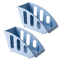 블럭마트 주방 접시꽂이 블루, 2개입