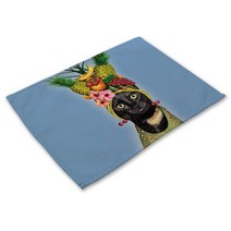 리빙팝 애니멀스타 테이블매트, 14, 42 x 32 cm