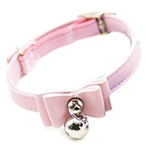 OCSOSO 고양이 방울목걸이, 분홍, 1개