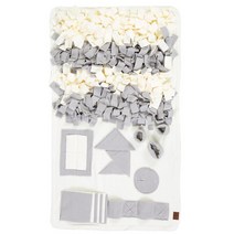 딩동펫 애견용 노즈워크 마약담요 대형, 크림