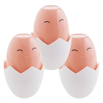 더자카 큐티 에그 몽 칫솔 꽂이, Y217LBBT080, 3개입