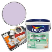 듀럭스 안티 포름알데히드 올인원 페인트 3L 세트, Vintage Violet