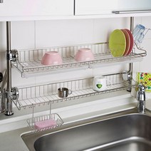 스타픽스 원터치 2단 씽크선반 880 B2