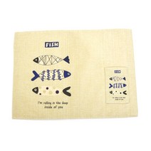 리빙팝 남미 포켓 테이블 매트, 03, 45 x 35 cm