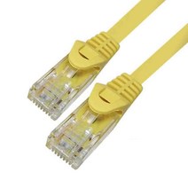 라인업시스템 UTP CAT5.E 다이렉트 랜 케이블 20M, 옐로우, 1개