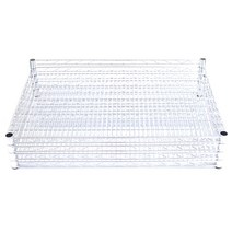 코랙코리아 산업용 메탈 랙 610 x 760 4p + SF 지지대 760, 크롬(실버)