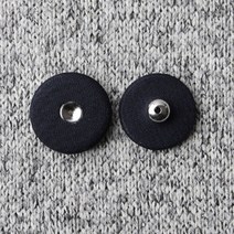 싸개스냅단추 2p세트 13mm, 네이비, 15세트