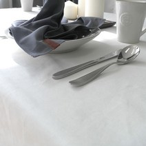 보웰 베이직 옥스포드 테이블 클로스, 오프 화이트, 6인(130 x 220 cm)