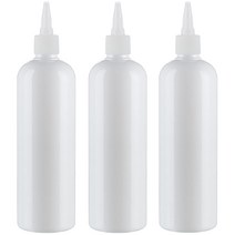 병도매닷컴 백색24 뾰족 흰색마개 공병 AT500, 500ml, 3개입