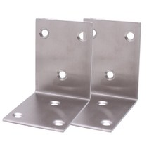 초이스하드웨어 스텐 사각 꺽쇠 소, 2개입