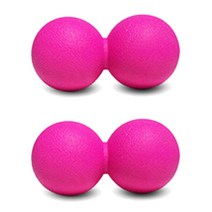 런웨이브 TPE 땅콩 마사지볼, 핑크, 2개입