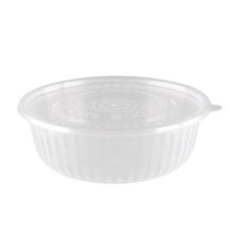쿡앤락 사출 일회용 냉면용기 1.3L 투명 중 세트, 1개입, 200개