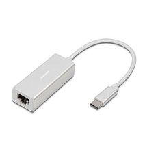 유니콘 C타입 USB 2.0 유선랜 어댑터 노트북용, TC-100N
