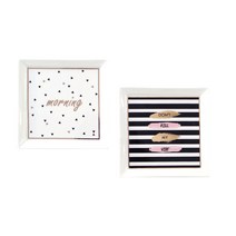 로얄에식스 러브 사각접시 소 2p, 1세트, 접시 2p