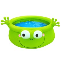 세계유통 개구리 유아풀장, 그린