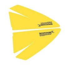 달구름 스포티지R 리플렉터 데칼 스티커 블루 레드 엘로우 블루(2조각 한대분), 1세트