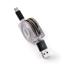 엑토 LED 타입C 충전 & 데이터 케이블, TC-12(블랙), 1개, 0.9m