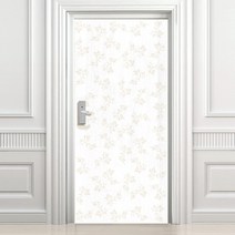 디자인수풀 빈티지 스타일 현관문 시트지 VDS 26, 화이트