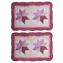 바이데코 순면 워싱 발매트 2p, 바람개비(핑크)