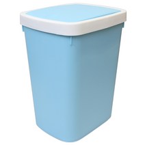 Ldorothy 원터치 심플 휴지통 9L, 블루, 1개