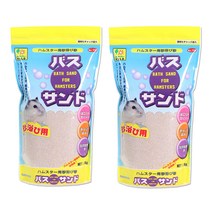 와일드산코 햄스터용 목욕모래 338, 1kg, 2개입