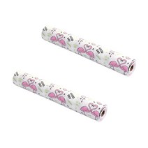 앤티스 주방용품 방수 싱크대 선반 매트 2p, 하트 플라밍고