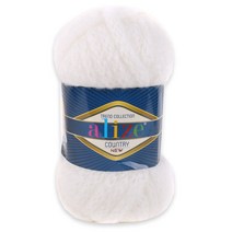 마마니트 알리제 컨트리 뜨개질 실, 55 White, 1개