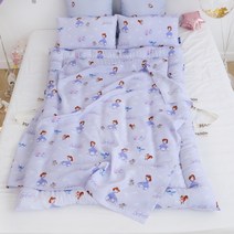 보떼하우스 디즈니 인견 통통패드 24온스 낮잠이불세트 사계절베갯솜 포함, 소피아