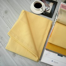 나산데코 텐셀 면 이중지 4계절용 홑이불 SD-08, 레몬옐로우